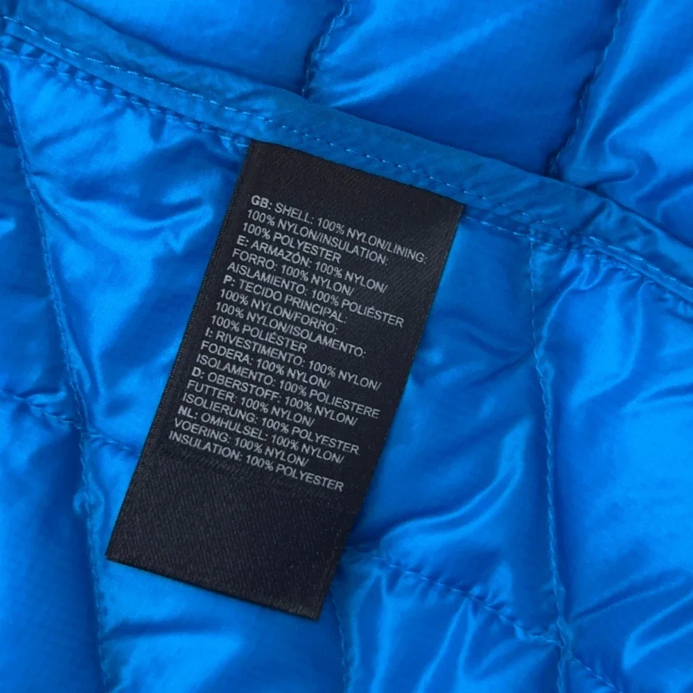 NEW The North Face ThermoBall Jacket Mens XL Hyper Blue Quilted Full Zip Puffer